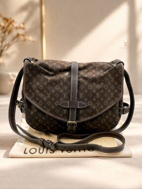 Louis Vuitton Dark Brown Monogram Crossbody Bag
